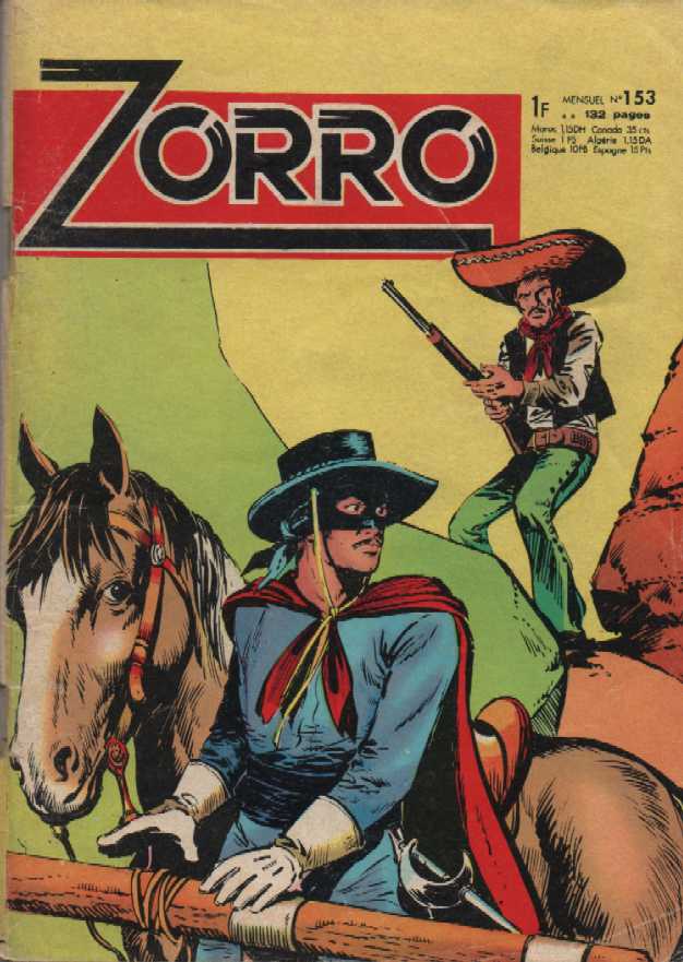 Scan de la Couverture Zorro n 153